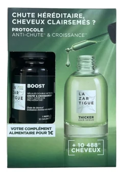 Coffret anti-chute et croissance Lazartigue - coffret de 2 produits