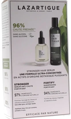 Coffret anti-chute temporaire Lazartigue - coffret de 2 produits