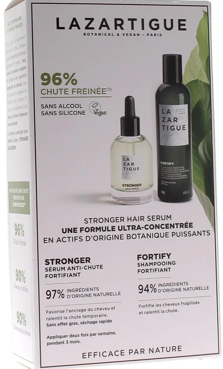 Coffret anti-chute temporaire Lazartigue - coffret de 2 produits