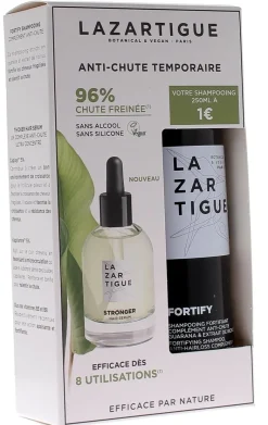 Coffret anti-chute temporaire Lazartigue - coffret de 2 produits