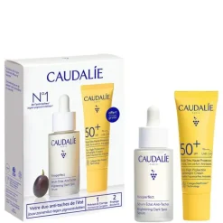 Coffret anti-taches de l'été sérum vinoperfect + fluide très haute protection solaire Caudalie - coffret de 2 produits