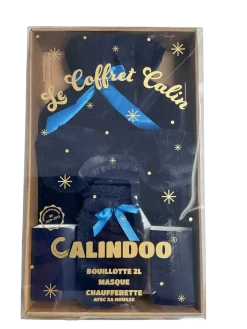 Coffret bouillotte masque et chaufferette Calindoo
