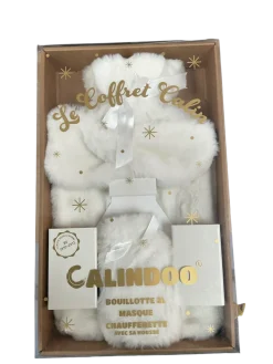 Coffret bouillotte masque et chaufferette Calindoo