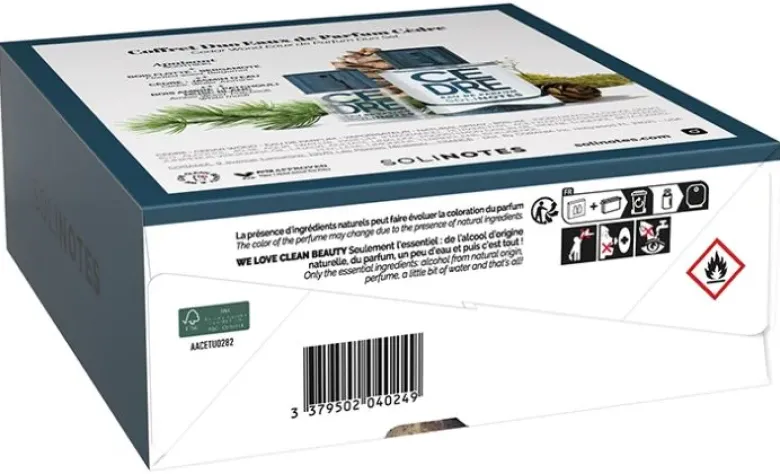Coffret cèdre Solinotes - coffret de 2 produits