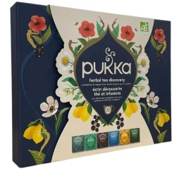 Coffret écrin découverte thé et infusion bio Pukka - coffret de 30 sachets