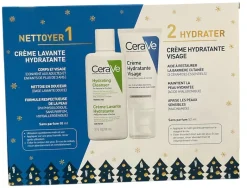 Coffret de noël chaussettes CeraVe - coffret de 3 produits