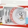 Coffret de vaisselle Disney Baby 9 mois et + NUK - coffret contenant 4 produits
