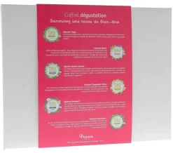 Coffret dégustation 6 infusions bio Nutrisanté - boîte de 60 sachets