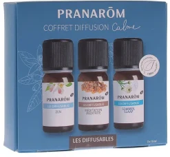 Coffret diffusion calme Pranarōm - coffret de 3 flacons de 10ml