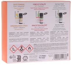 Coffret diffusion énergie les diffusables Pranarom - coffret de 3 flacons de 10ml