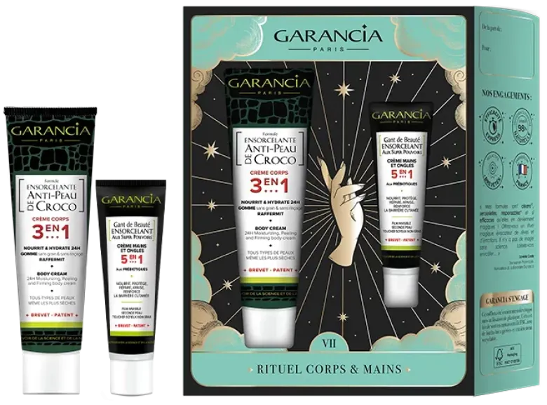 Coffret le rituel corps & main Garancia - coffret de 2 produits