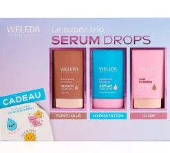 Coffret Le super trio Sérum Drops Weleda - 3 produits