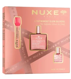Coffret l'infiniment glow en rose Nuxe - coffret de 3 produits