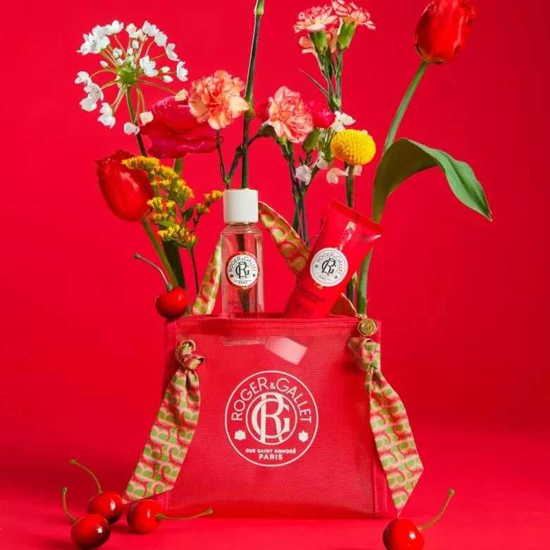 Coffret printemps gingembre rouge Roger & Gallet - coffret de 2 produits