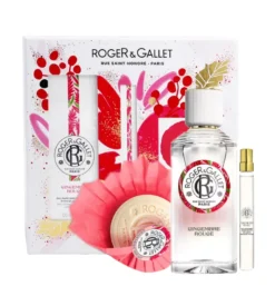 Coffret rituel parfumé gingembre rouge Roger & Gallet - coffret de 3 produits