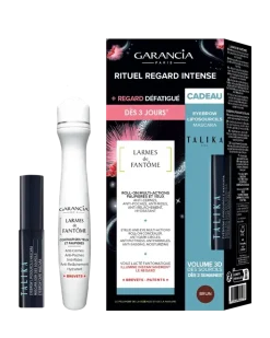 Coffret roll-on yeux Larmes de fantôme + mascara sourcils brun offert Garancia - coffret de 2 produits