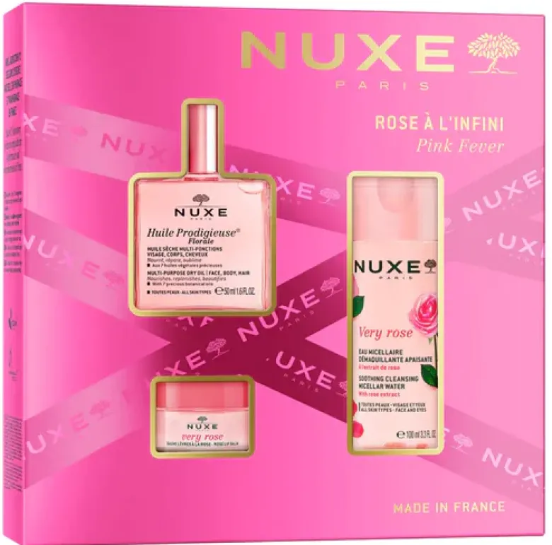 Coffret rose à l'infini Nuxe - coffret de 3 produits