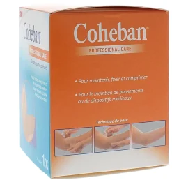 Coheban Bande de contention cohésive 3M - bande de 3 m x 7 cm