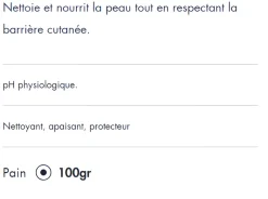 Cold Cream pain surgras visage et corps Avène - 1 pain de 100 g
