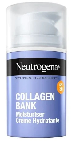 Collagen Bank crème hydratante visage SPF30 Neutrogena - flacon-pompe de 50ml