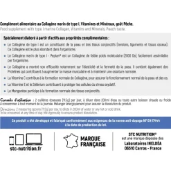 Collagen duo goût pêche STC Nutrition - pot de 230g