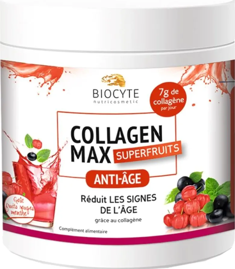 Collagen Max Superfruits Biocyte - pot de 260 g