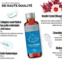 Collagène+ anti-âge 10g Granions - boite de 10 shots de 50ml