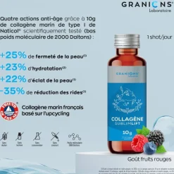 Collagène+ anti-âge 10g Granions - boite de 10 shots de 50ml