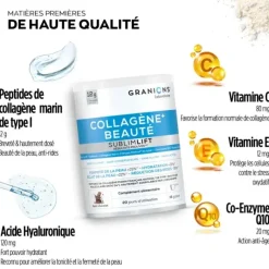 Collagène+ beauté Sublimlift goût chocolat Granions - pot de 300g