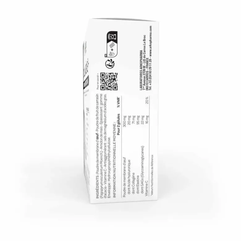 Collagène+ dermo restructurant Arkopharma - boite de 60 gélules
