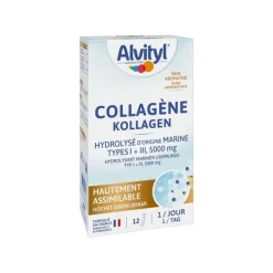 Collagène hydrolysé Alvityl - boîte de 12 sticks