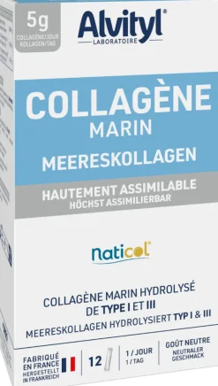 Collagène hydrolysé Alvityl - boîte de 12 sticks