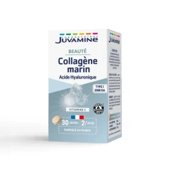 Collagène marin acide hyaluronique Juvamine - boite de 60 comprimés