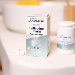 Collagène marin acide hyaluronique Juvamine - boite de 60 comprimés