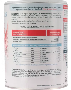 Collagène marin acide hyaluronique peau anti-âge Nuviline - pot de 280g