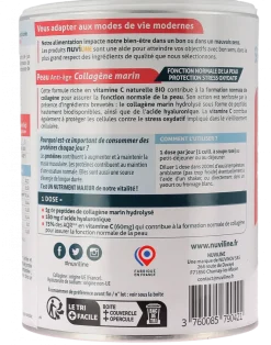 Collagène marin acide hyaluronique peau anti-âge Nuviline - pot de 280g