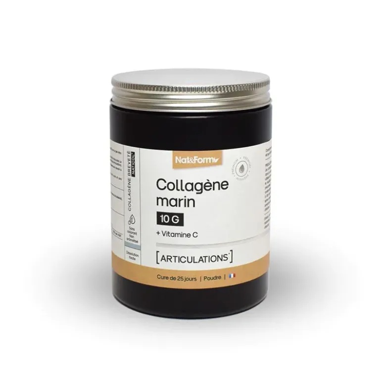 Collagène marin articulations Nat&Form - pot de 252g