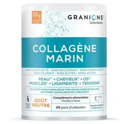 Collagène marin goût neutre Granions – pot 258 g