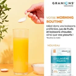 Collagène marin goût neutre Granions – pot 258 g