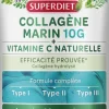 Collagène marin 10g + Vitamine C Superdiet - pot de 210g