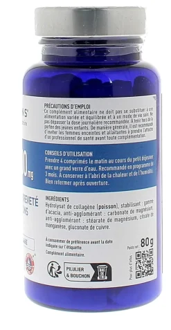 Collagène marin type I et II 3000 mg Granions - pot de 80 comprimés