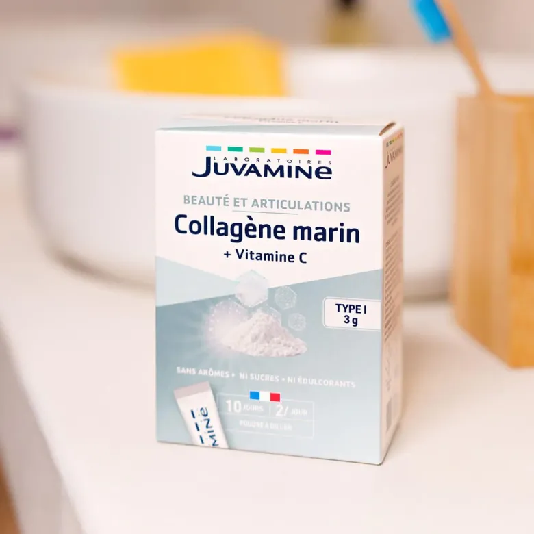 Collagène marin vitamine C Juvamine - boite de 20 sticks