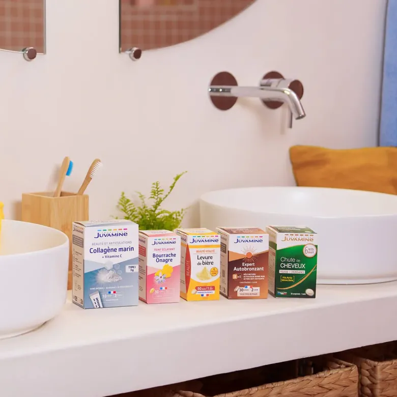 Collagène marin vitamine C Juvamine - boite de 20 sticks