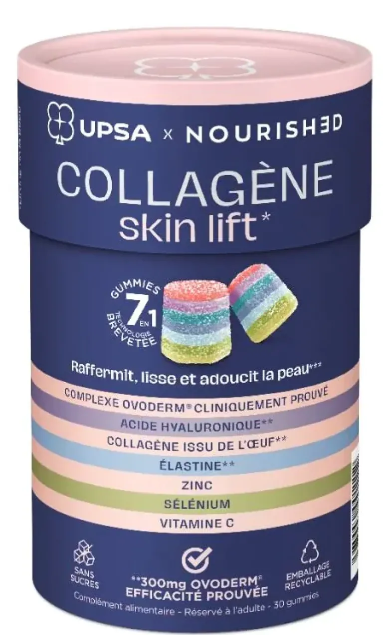Collagène skin lift Upsa - pot de 30 gummies