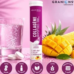Collagène tripeptides 1000mg Granions - tube de 18 comprimés effervescents