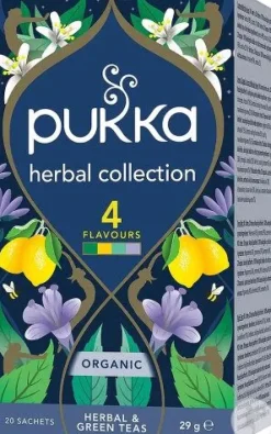 Collection de plantes 4 variétés Pukka - une boite de 20 sachets