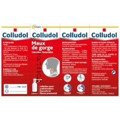 Colludol solution pour pulvérisation buccale en flacon pressurisé - flacon de 30ml