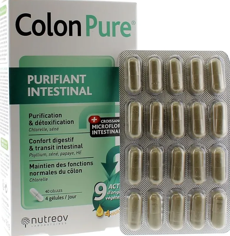 Colon Pure purifiant intestinal Nutreov