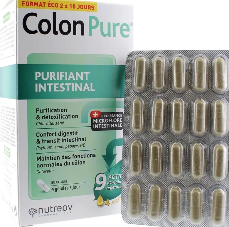 Colon Pure purifiant intestinal Nutreov