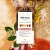 Coloration permanente 5.3 châtain clair doré Phyto - lait révélateur et crème colorante de 50ml
